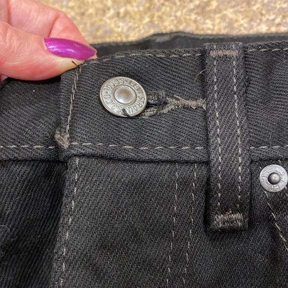 Levi Straus & Co. 505 Black Jeans Tag Says W30 L29 - Picture 9 of 17